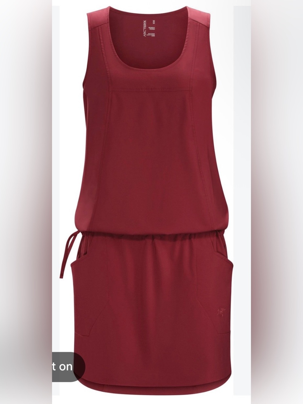 Arc’teryx Women’s Burgundy Red Contenta Sleeveless Dress Size Small